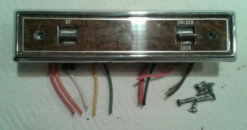 Jeep wagoneer grand power window switches passenger door trim 80 81 82 83 84 85 