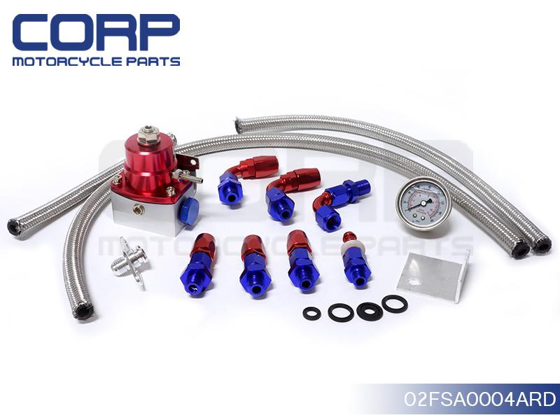 Sell Adjustable Fuel Pressure Regulator + Gauge Kit CIVIC DSM STI GTI