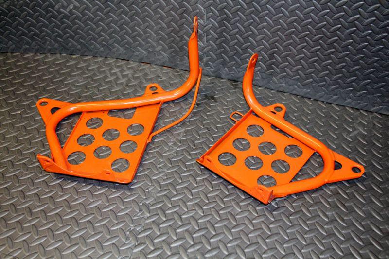 Sell Banshee FACTORY nerfs OEM nerf bars heel guards left right ORANGE