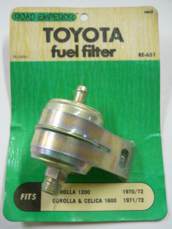 Road emperor oe replacement fuel filter for 1970-1972 toyota corolla & celica