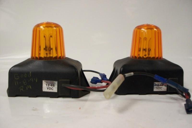 Tc set of 2 orange j.w. speaker corp. model # 537 lights