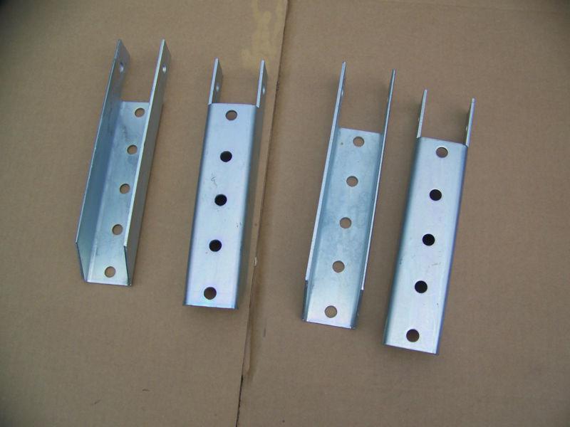 Boat trailer 8" bunk support set