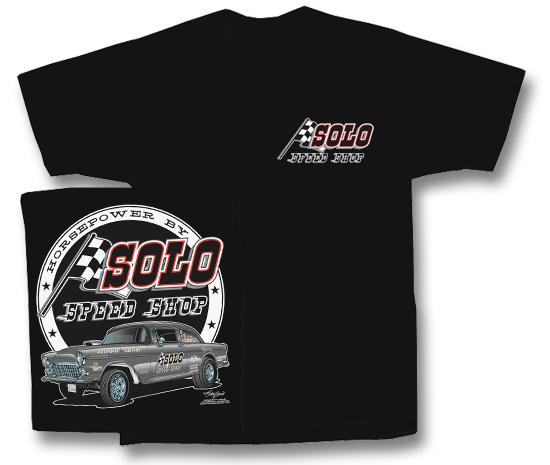 Solo  speed shop '55 chevy  lg  shirt   (car)