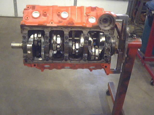 366 CHEVY FOUR BOLT TALL DECK SHORT BLOCK, US $1,295.00, image 2