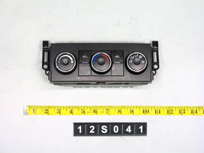 07 sierra 1500 temperature climate control ac heat unit panel switch 12s041