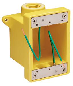 Marinco recreational group f.d. fiberglass boxes-yellow 6083cr