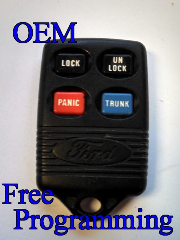 Oem ford logo lincoln mercury keyless entry remote fob transmitter-gq43vt4t 
