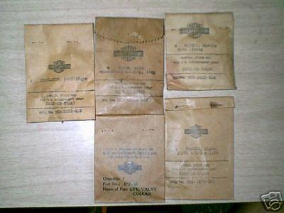 Nos vintage 1940's harley davidson flathead 45 wl parts deal