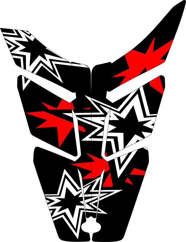 Polaris hood graphic rush pro rmk 600 700 800 assault 120 155 163  decal wrap 2