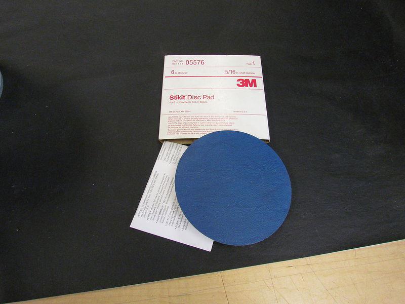 3m stikit disc pad 6" diameter #05576 marine boat