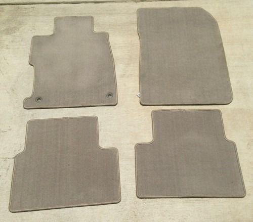 2008-2012 honda civic light brown floor mats 4 dr oem