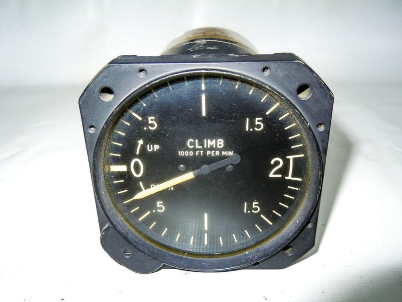 Aircraft/helicopter climb indicator gauge avionics