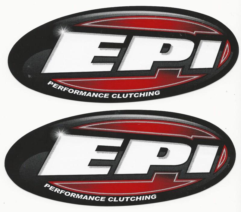 2 x epi racing decals sticker 6-3/4 inches long size new