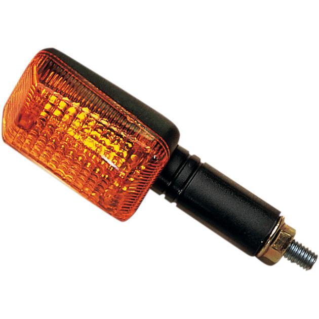 K&s long stem mini-stalk marker light set single filament carbon amber