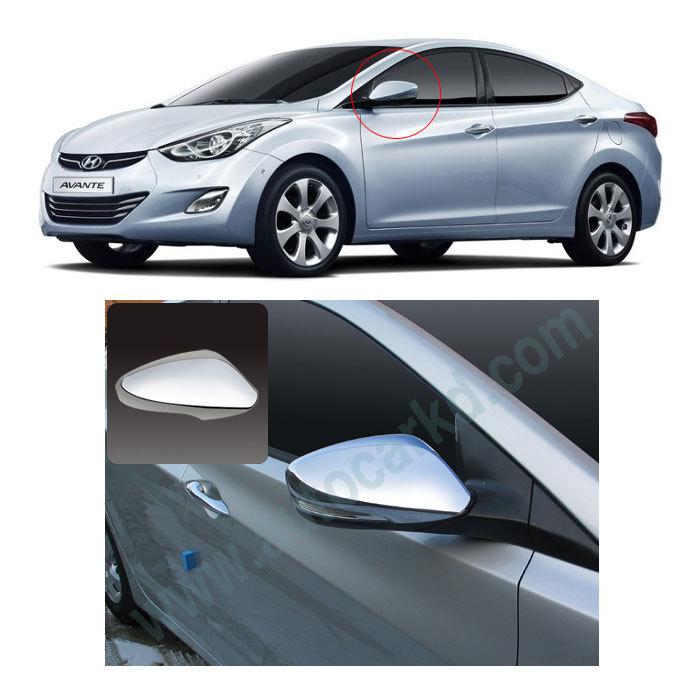 2011 2012 elantra(avante md) chrome side mirror cover molding car trim k-339