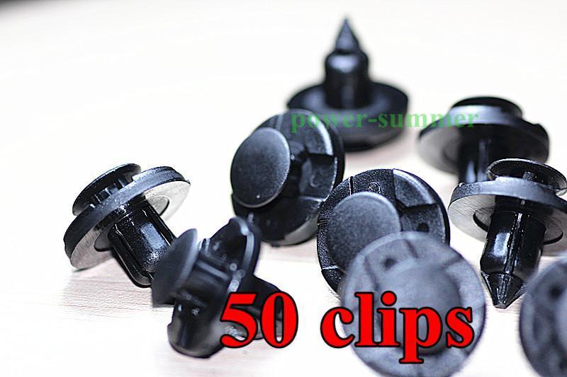 Real  50 pcs nissan plastic push fastener rivet clips maxima 300zx z32