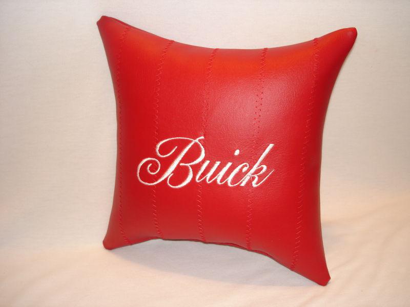 Vintage custom made buick car show pillow 11 colors. 
