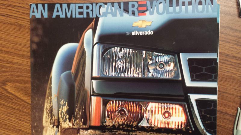 2005 chevrolet silverado truck sales brochure 