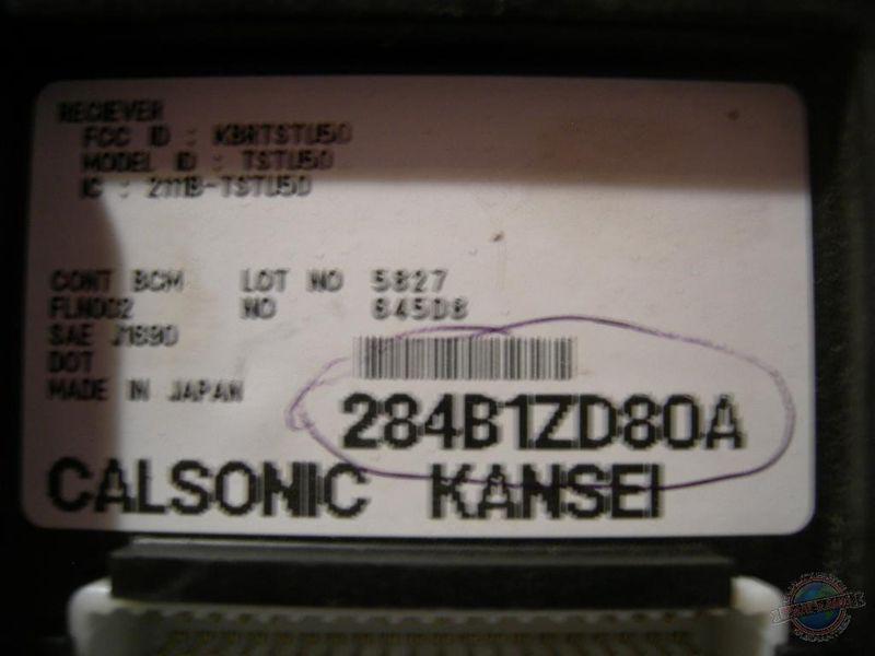 Body cont (bcm) bcm/ecu altima 1000096 06 bcm ecu 284b1zd80a