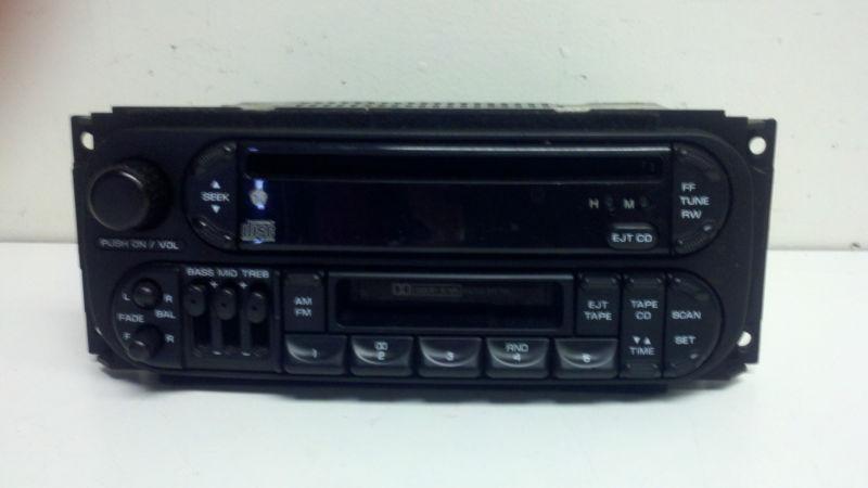 1997 dodge dakota radio with cd and cassette player oem
