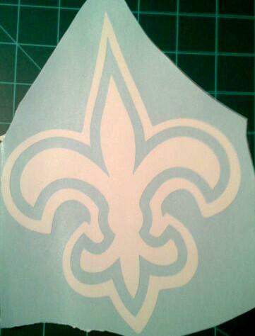 Fleur de lis decals for your car, truck, or jeep