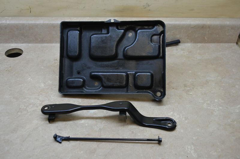 Jdm mk4 toyota supra rhd battery tray & tie down strap mkiv   