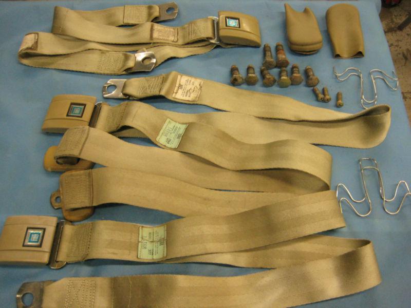68 69 70 71 72 chevelle ss 396 454 seat belts gto judge lemans tempest  