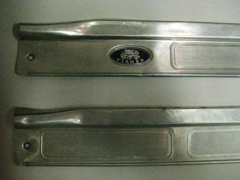 Original GM 70 71 72 73 74 75 76 77 78 79 80 81 CAMARO DOOR SILL SCUFF PLATES!, US $125.00, image 4