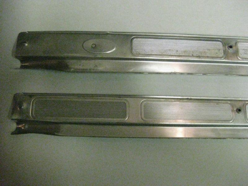 Original GM 70 71 72 73 74 75 76 77 78 79 80 81 CAMARO DOOR SILL SCUFF PLATES!, US $125.00, image 6