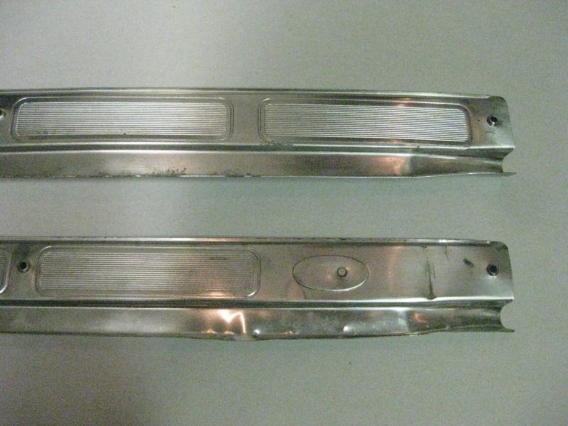 Original GM 70 71 72 73 74 75 76 77 78 79 80 81 CAMARO DOOR SILL SCUFF PLATES!, US $125.00, image 7