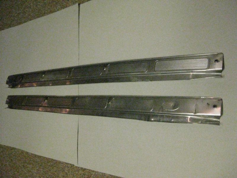 Original GM 70 71 72 73 74 75 76 77 78 79 80 81 CAMARO DOOR SILL SCUFF PLATES!, US $125.00, image 8