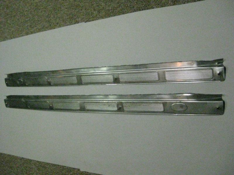 Original GM 70 71 72 73 74 75 76 77 78 79 80 81 CAMARO DOOR SILL SCUFF PLATES!, US $125.00, image 10