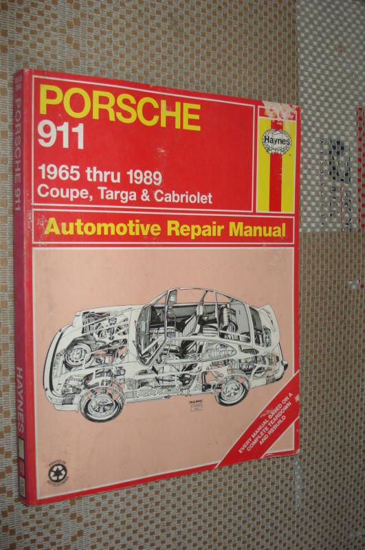 1965-1989 porsche 911 shop manual haynes service repair book targa 70 67 78 72 