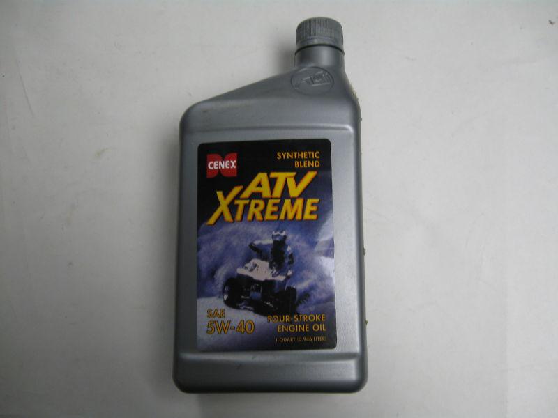 Cenex atv xtreme synthetic blend 4-stroke sae 5w-40, 1 quart