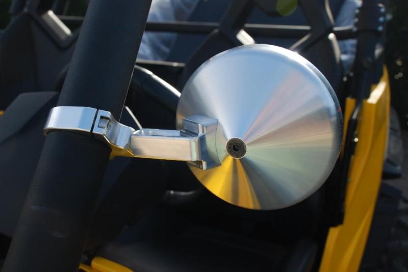 Polaris rzr xp 1000 xp1k  raw 6061  billet side mirrors  1 pair