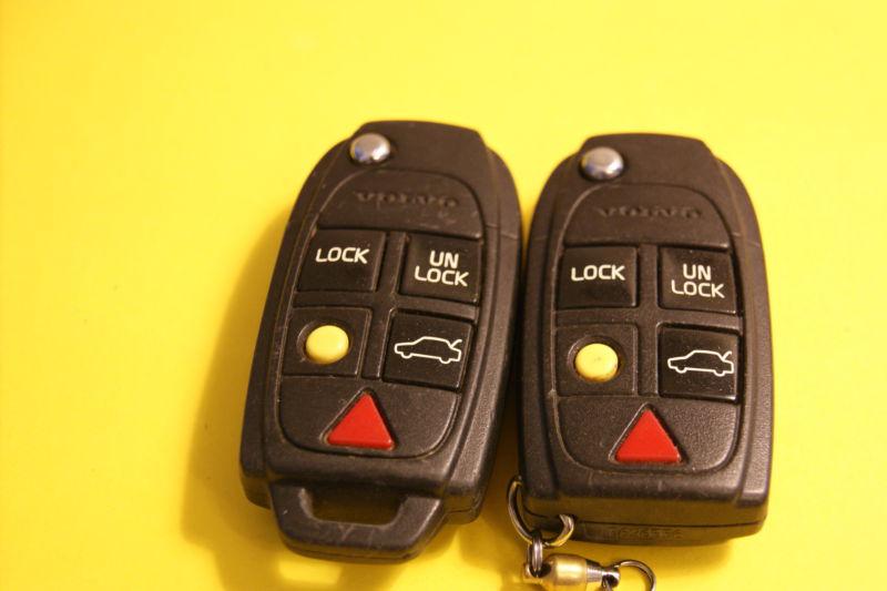LOT OF 2 VOLVO S60 S80 XC90 V70 XC70 FLIP KEY KEYLESS REMOTE FOB LQNP2T-APU, US $59.99, image 4