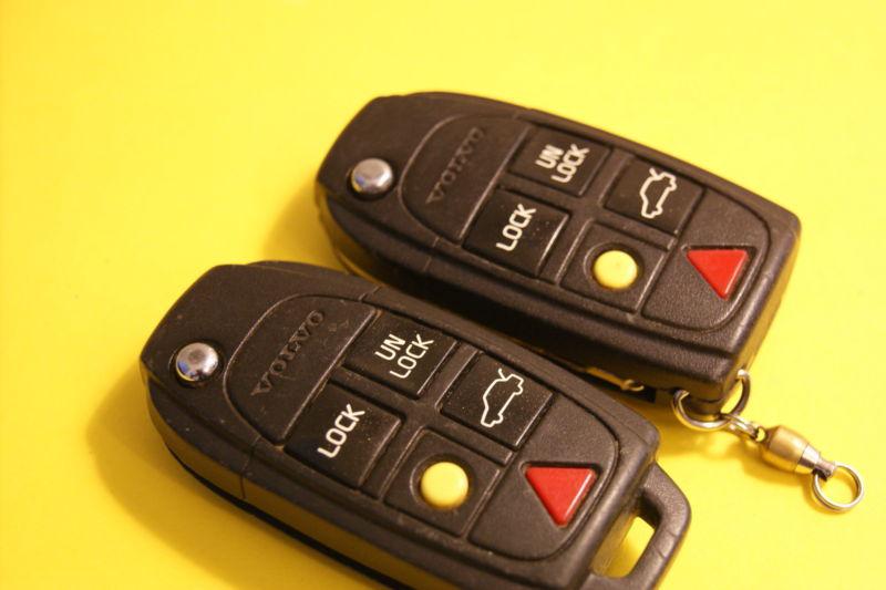 LOT OF 2 VOLVO S60 S80 XC90 V70 XC70 FLIP KEY KEYLESS REMOTE FOB LQNP2T-APU, US $59.99, image 5