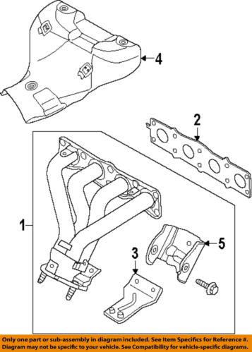 Hyundai oem 28521-2g700 exhaust manifold gasket/exhaust manifold gaskets