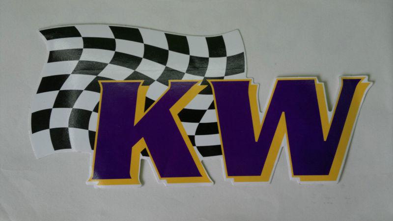 Kw decal stickers 7,4"x3,7"