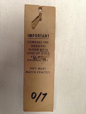 1966/70 Ford Falcon Key and Ring (C6DZ-3685-GR), US $15.00, image 2