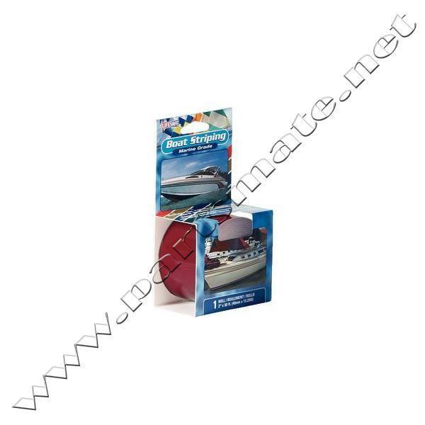 Incom re63bd boat striping tape / striping-burgundy 1"x50ft