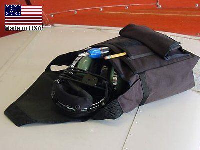 Aviation pilot headset flight bag black new made in usa free 3rd hand legband