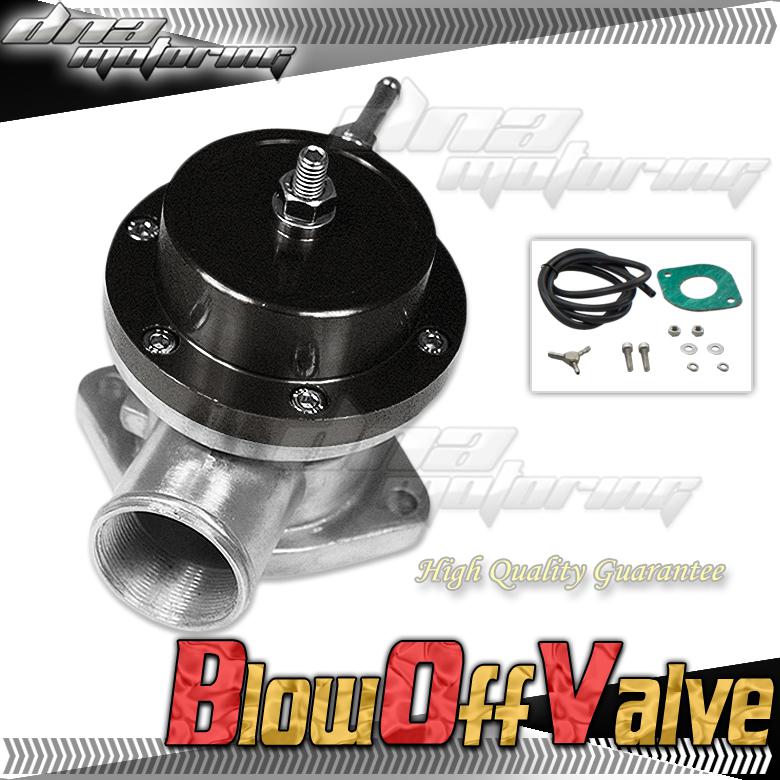 Type-rs black adjustable turbo blow off valve bov charger turbocharger psi boost