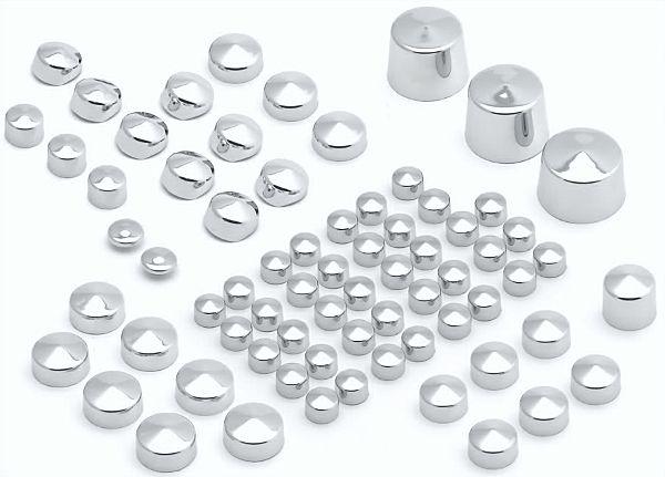 chrome bolt caps harley davidson