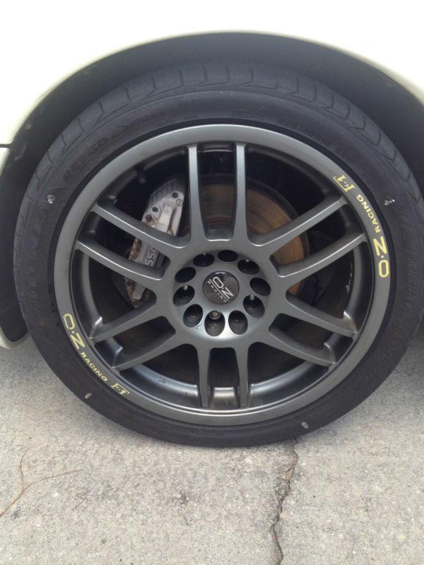 Sell OZ RACING F1 18X8 +35 18X9 +45 WHEELS BRIDGESTONE RE760 225/40/18
