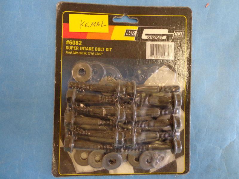 Sell FORD INTAKE BOLT 289351W . INTAKE MANIFOLD BLACK OXIDE NEW in