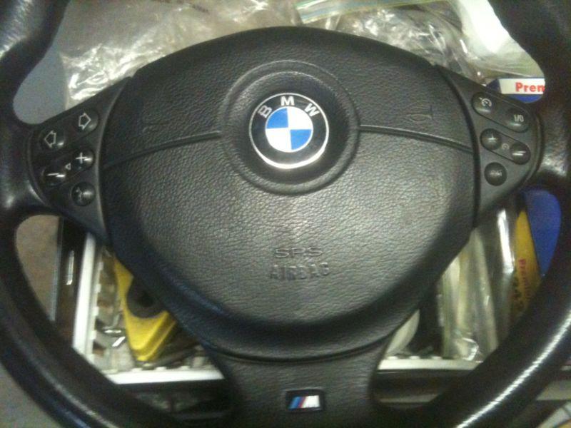 Bmw e38, e39, m5, 740, 750, m-tech steering wheel, srs, leather, buy-now & save$