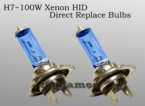 H7 100w x2 pcs high low light xenon hid white direct replace bulbs ty1bbg