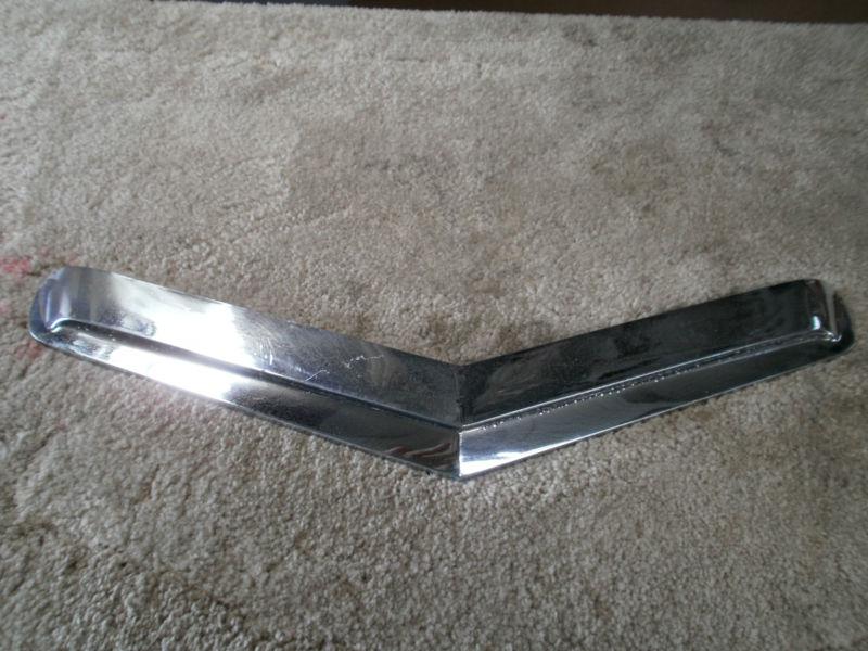 1962,63, ford falcon, ranchero, station wagon, hood trim bomarang, chrome, c2db.