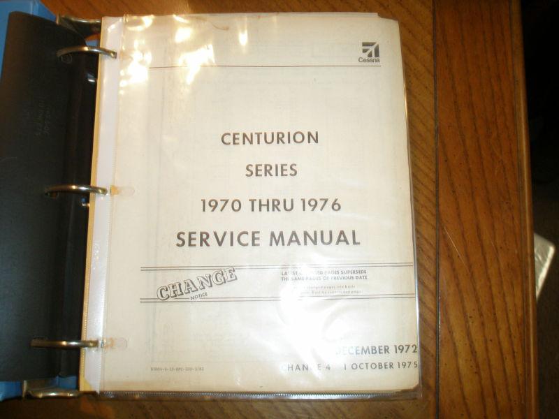 Cessna Centurion series 1970-1976 Service Manual w/ changes, US $15.00, image 2